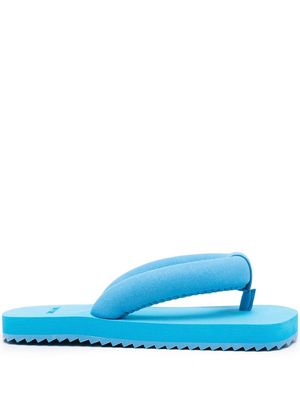 yume yume Suki padded-strap flip-flops - Blue