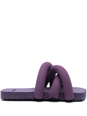 yume yume Tyre slip-on slides - Purple