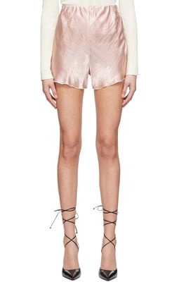Yuzefi SSENSE Exclusive Pink Accetate Shorts