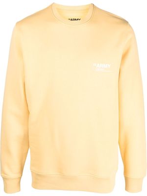 Yves Salomon crew-neck sweatshirt - Yellow