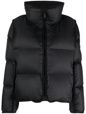 Yves Salomon high-neck padded jacket - Black