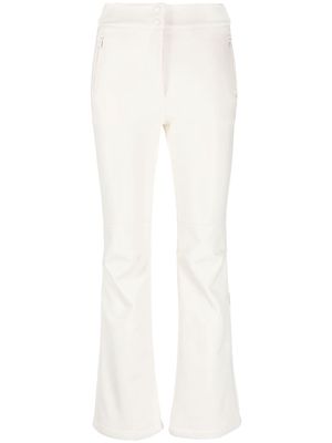 Yves Salomon high-rise button-waisted trousers - Neutrals