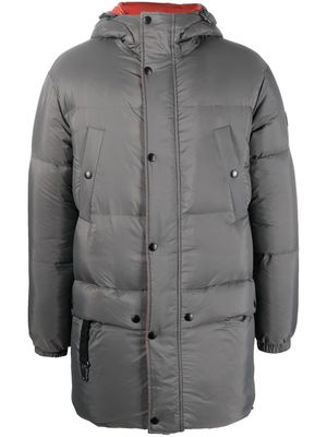 Yves Salomon reversible padded coat - Grey