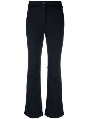 Yves Salomon soft-shell fitted trousers - Blue