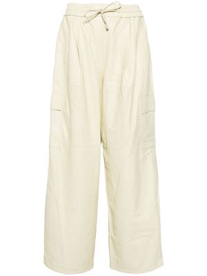 Yves Salomon straight-leg cargo pants - Yellow