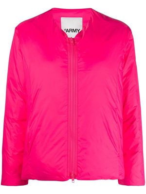 Yves Salomon zip-fastening padded jacket - Pink