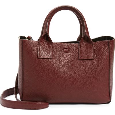 Yvonne Koné Little Filippo Leather Tote in Rio Ambra 