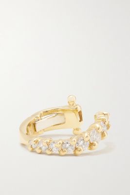 Yvonne Léon - 18-karat Gold Diamond Ear Cuff - one size