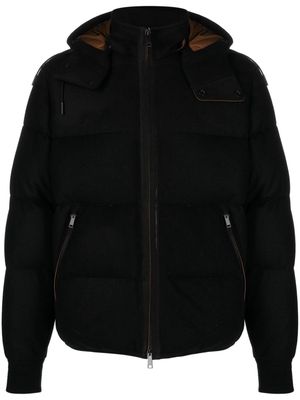Z Zegna cashmere hooded jacket - Black