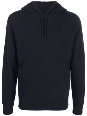Z Zegna long-sleeve cashmere hoodie - Blue