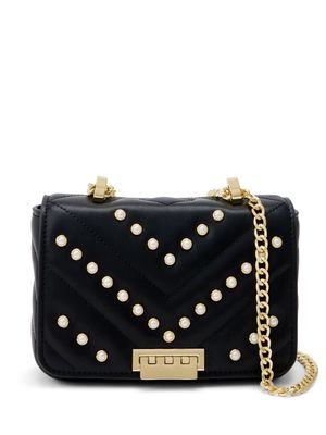 Zac Zac Posen mini Earthette faux-pearl embellished shoulder bag - Black