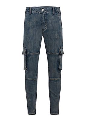 Zack Cargo Mid-Rise Skinny Jeans