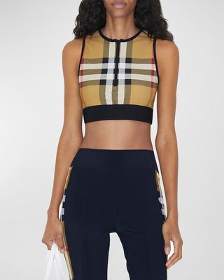Zadie Check Sports Bra