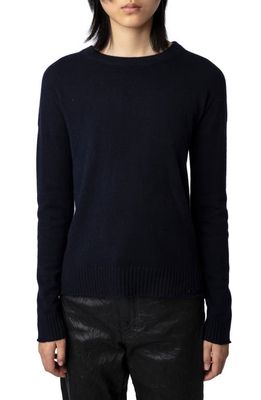 Zadig & Voltaire Cici Star Patch Cashmere Sweater in Encore