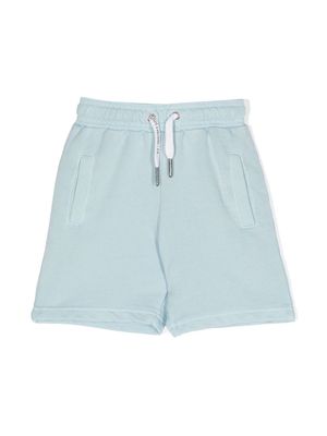 Zadig & Voltaire Kids logo-drawstring jersey shorts - Blue