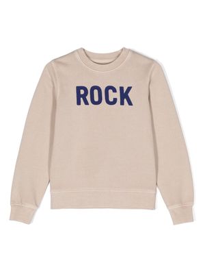 Zadig & Voltaire Kids Simba cotton sweatshirt - Neutrals