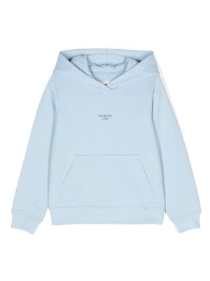 Zadig & Voltaire Kids Spencer cotton hoodie - Blue