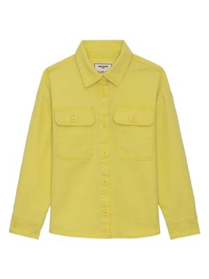 Zadig & Voltaire Kids Timmy slogan-print jacket - Yellow