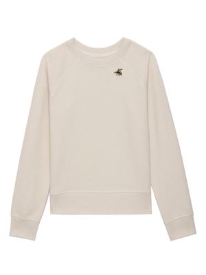 Zadig & Voltaire Kids Upper Concert cotton sweatshirt - Neutrals