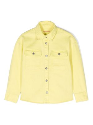 Zadig & Voltaire Kids wings-print denim jackets - Yellow