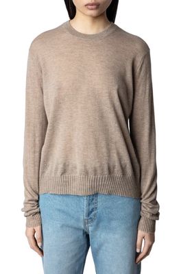 Zadig & Voltaire Life Cashmere Sweater in Ficelle