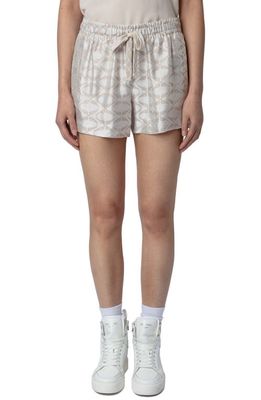 Zadig & Voltaire Paxi Jacquard Shorts in Scout
