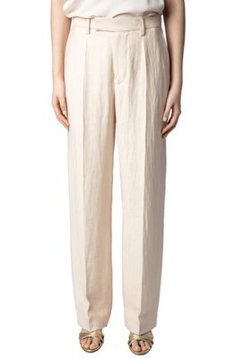 Zadig & Voltaire Peter Pleated Pants in Poudre
