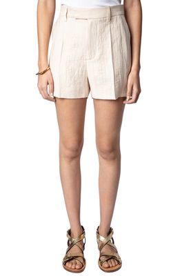 Zadig & Voltaire Pleated Short in Poudre