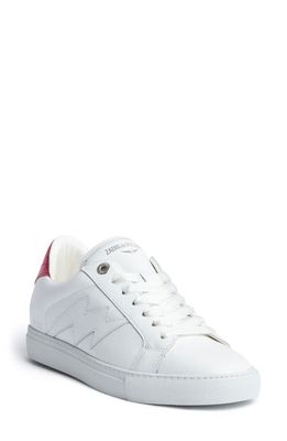 Zadig & Voltaire ZV1747 Low Profile Sneaker in Blanc
