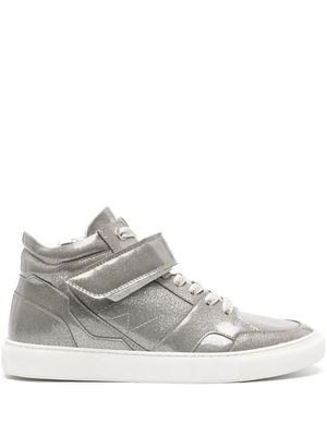 Zadig&Voltaire 1747 Mid Flash Infinity trainers - Silver