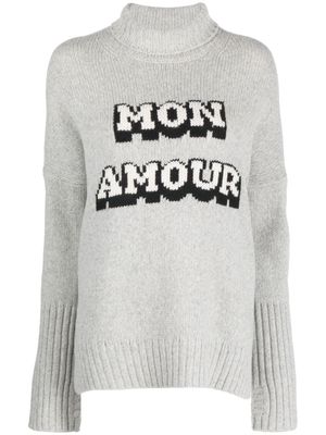 Zadig&Voltaire Alma We Mon Amour wool jumper - Grey