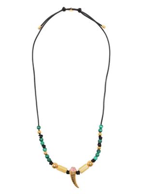 Zadig&Voltaire Amour brass beaded necklace - Gold