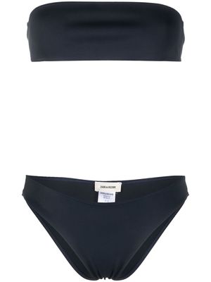 Zadig&Voltaire bandeau-style bikini set - Blue