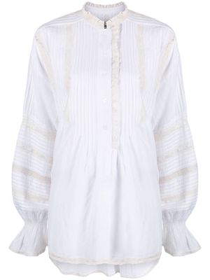Zadig&Voltaire broderie anglaise blouse - White