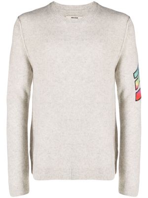 Zadig&Voltaire cashmere knit jumper - Neutrals