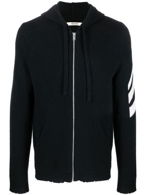 Zadig&Voltaire cashmere zip-up hoodie - Black