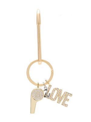Zadig&Voltaire charm-detail keyring - Gold