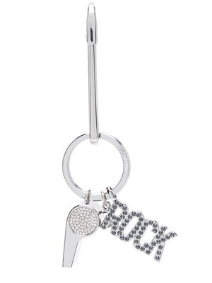 Zadig&Voltaire charm-detailed keyring - Silver