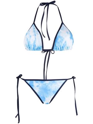 Zadig&Voltaire cloud-print bikini - Blue