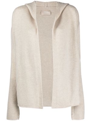 Zadig&Voltaire Cosani hooded cashmere cardigan - Neutrals