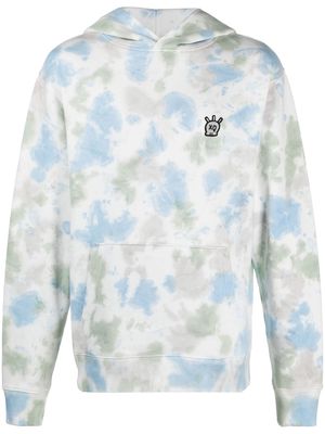 Zadig&Voltaire cotton tie-dye hoodie - Blue