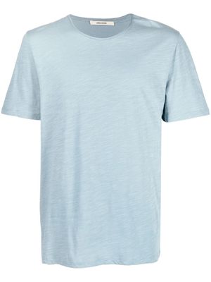 Zadig&Voltaire crew neck cotton T-shirt - Blue