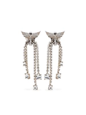 Zadig&Voltaire crystal-embellished drop earrings - Silver