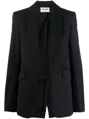 Zadig&Voltaire Date open-front blazer - Black