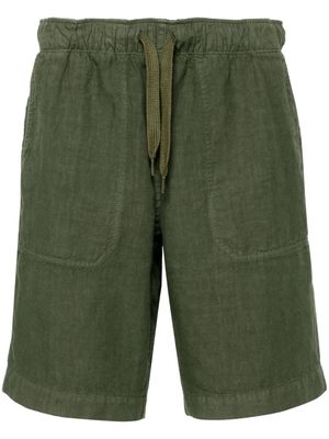 Zadig&Voltaire drawstring-waist linen shorts - Green