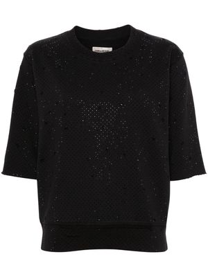 Zadig&Voltaire Edmond Mo Destroy T-shirt - Black