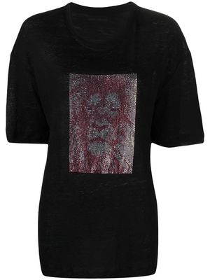 Zadig&Voltaire embellishment short-sleeve T-shirt - Black