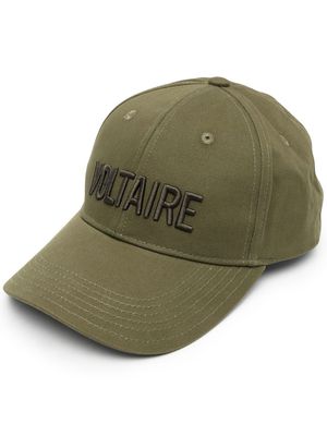 Zadig&Voltaire embroidered-logo baseball cap - Green