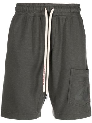 Zadig&Voltaire embroidered-logo drawstring bermuda shorts - Grey