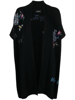 Zadig&Voltaire embroidered motif cashmere cardigan - Black